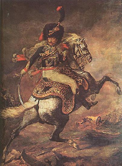 Theodore   Gericault Chargingchasseur china oil painting image